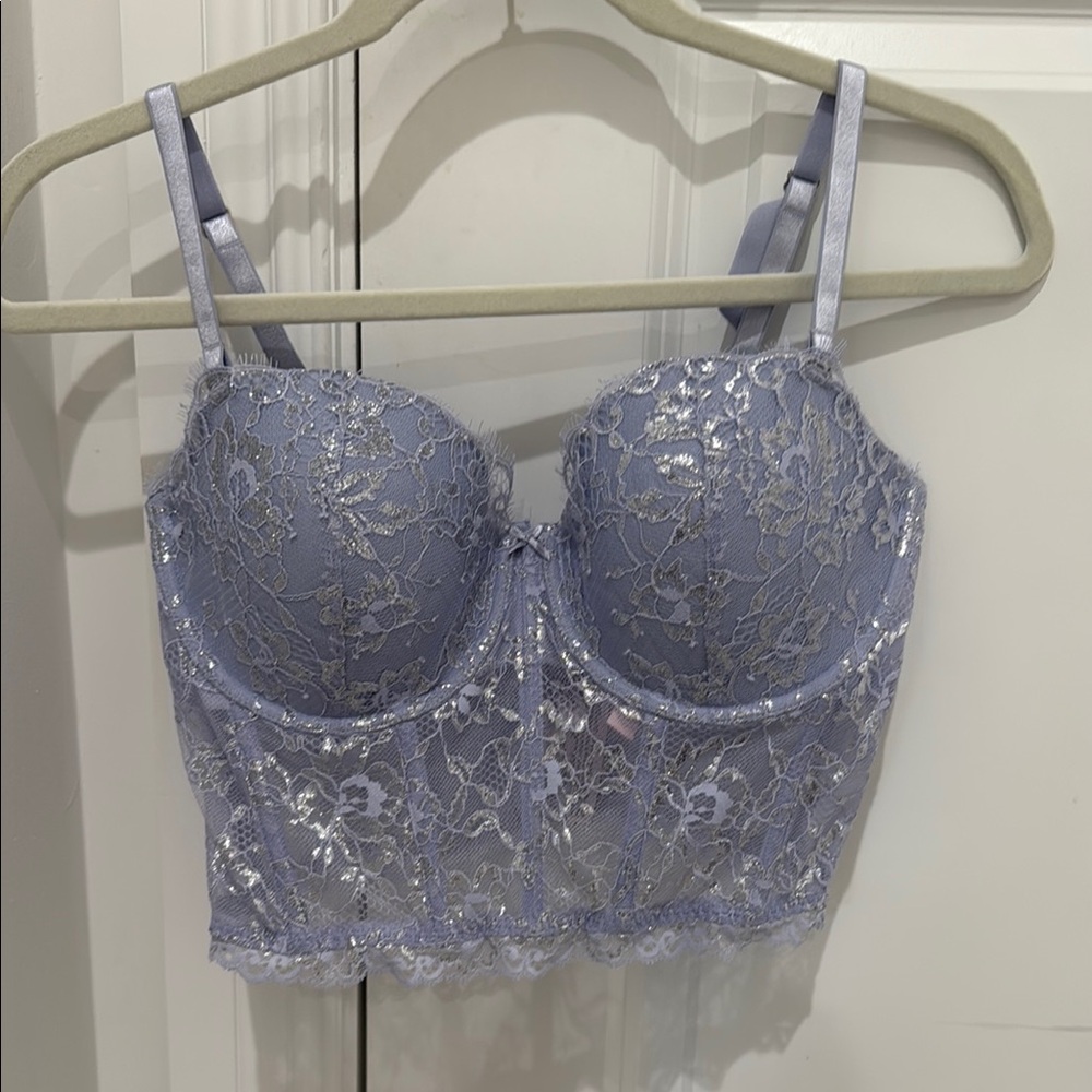 Victorias Secret Lace Bustier in Lavender
